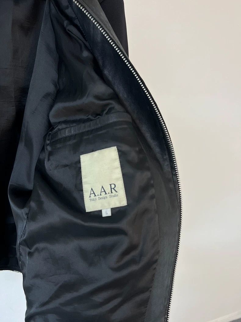 Yohji Yamamoto stylish yohji yamamoto leather biker jacket Size US L / EU 52-54 / 3 - 6 Thumbnail