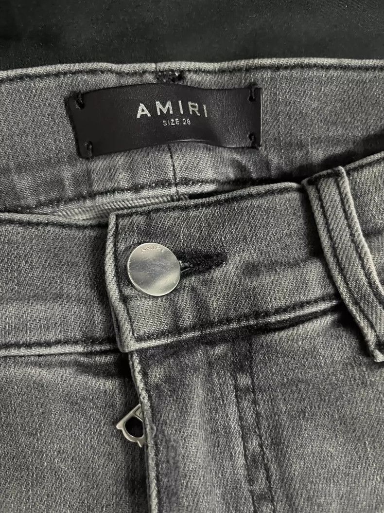 Amiri amiri gray distressed MX1 jeans Size US 28 / EU 44 - 4 Thumbnail