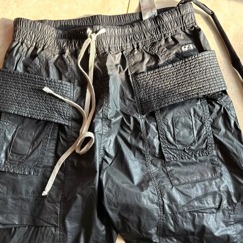 Rick Owens Drkshdw rick owens drkshdw waxed double ring pants Size US 34 / EU 50 - 3 Thumbnail