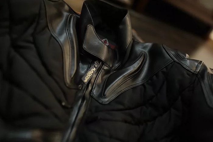 Kadoya stylish black motorcycle jacket with armor Size US S / EU 44-46 / 1 - 5 Thumbnail