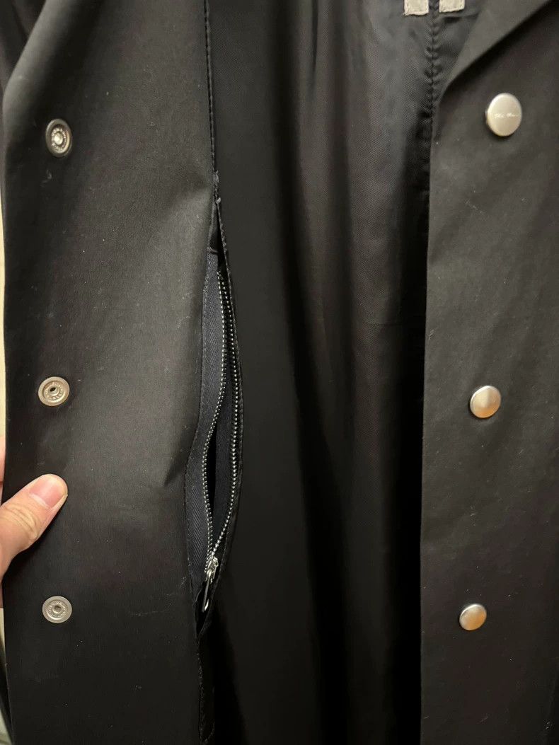 Rick Owens rick owens black zip pocket trench coat Size US L / EU 52-54 / 3 - 4 Thumbnail