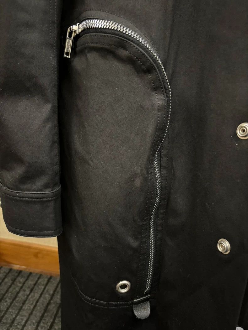 Rick Owens rick owens black zip pocket trench coat Size US L / EU 52-54 / 3 - 5 Thumbnail