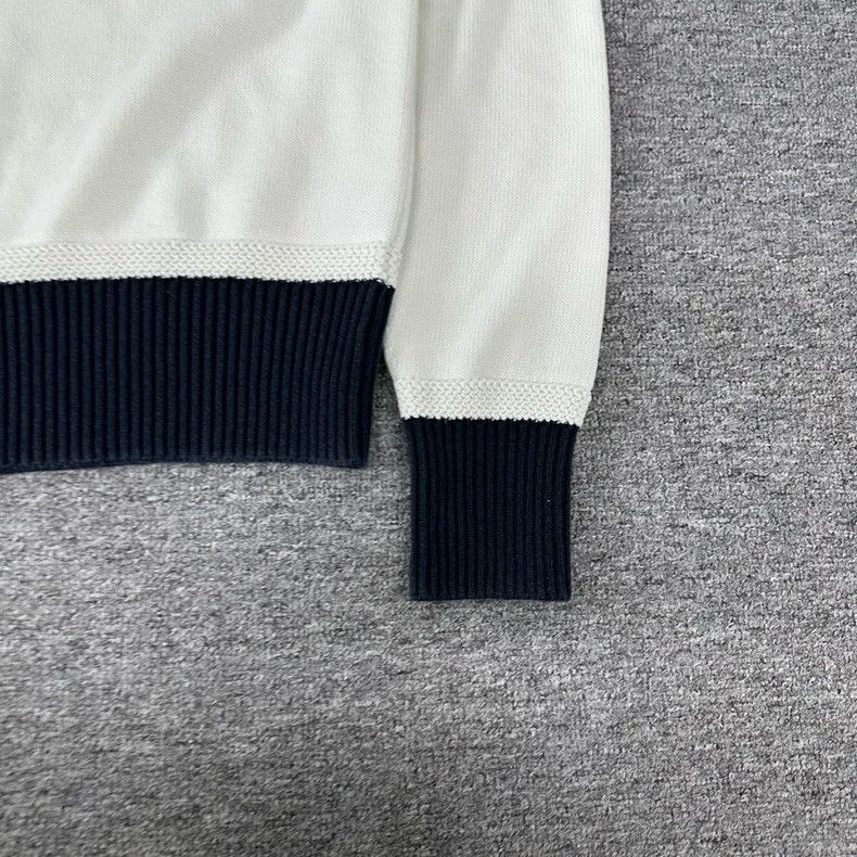 Dior dior black and white logo knit sweater Size US L / EU 52-54 / 3 - 5 Thumbnail