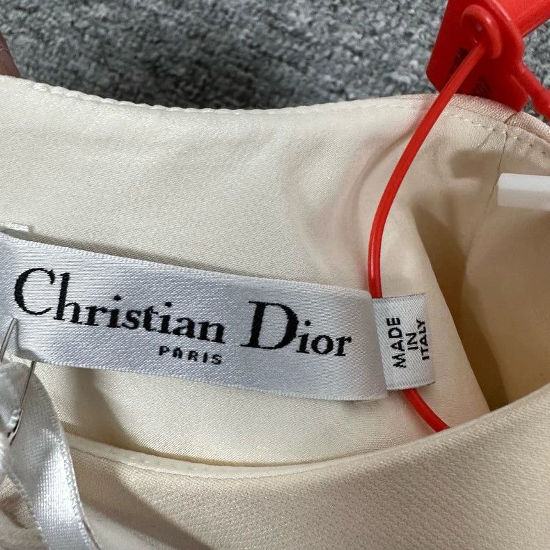 Dior dior classic sleeveless dress with embroidery Size US 36 / EU 52 - 6 Thumbnail