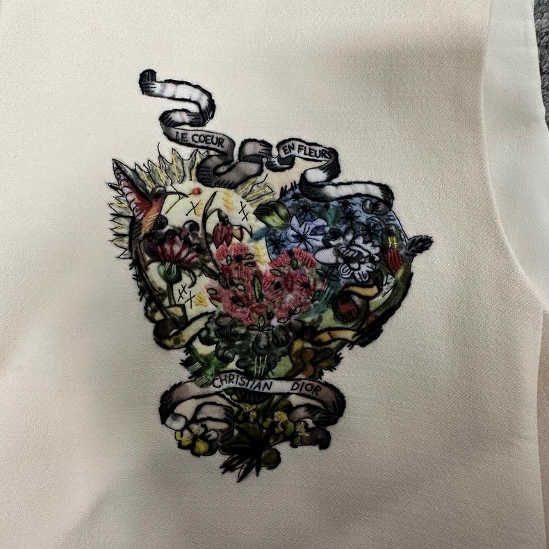 Dior dior classic sleeveless dress with embroidery Size US 36 / EU 52 - 5 Thumbnail