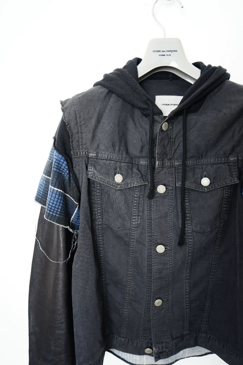 Undercover denim jacket with leather sleeves Size US M / EU 48-50 / 2 - 4 Thumbnail