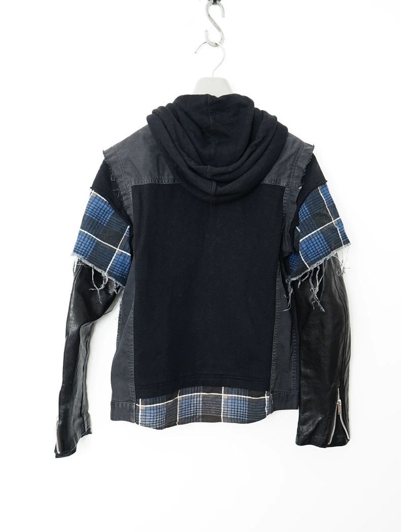 Undercover denim jacket with leather sleeves Size US M / EU 48-50 / 2 - 7 Thumbnail