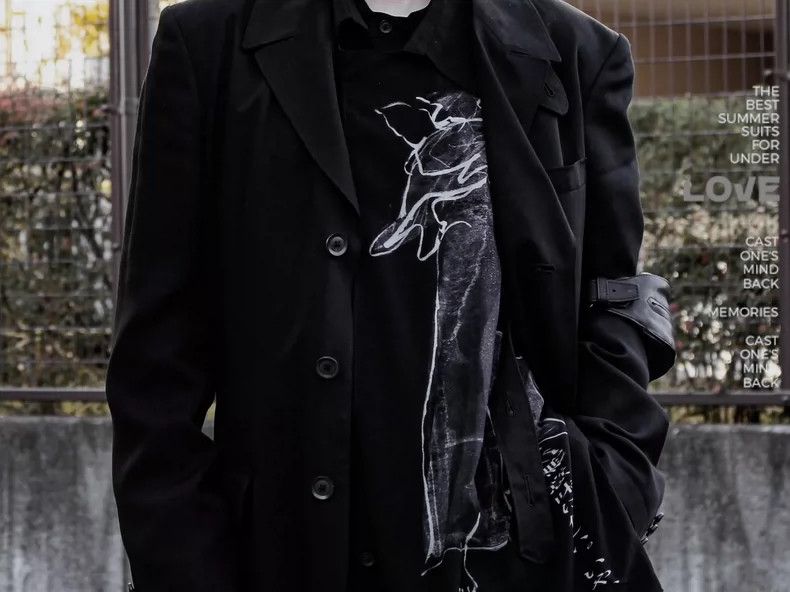Yohji Yamamoto Yohji Yamamoto Dr. Jkt Black Long Coat Size US M / EU 48-50 / 2 - 8 Thumbnail