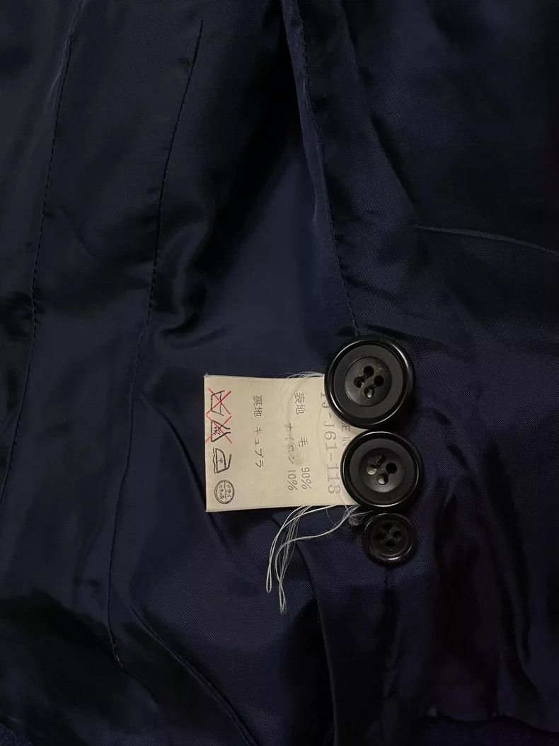 Yohji Yamamoto yohji yamamoto navy casual jacket with fur collar Size US M / EU 48-50 / 2 - 6 Thumbnail