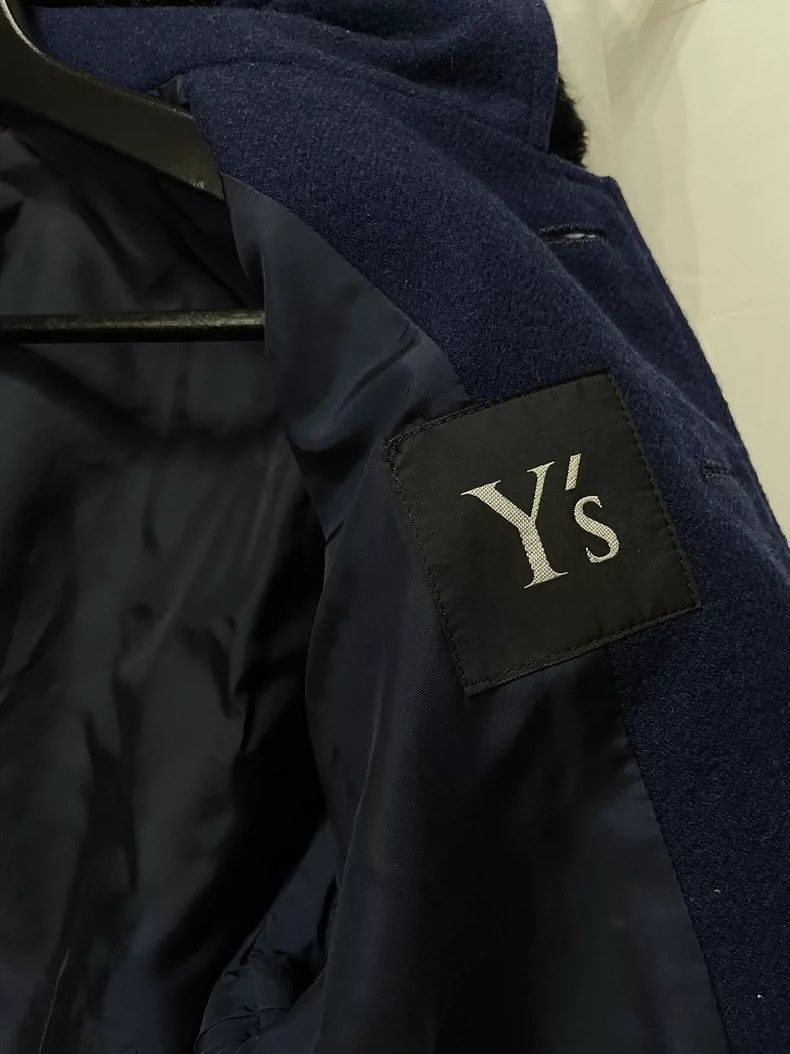 Yohji Yamamoto yohji yamamoto navy casual jacket with fur collar Size US M / EU 48-50 / 2 - 5 Thumbnail