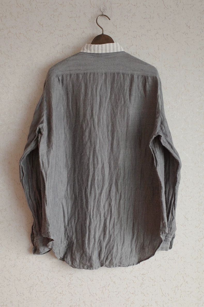Yohji Yamamoto yohji yamamoto silk linen long sleeve shirt Size US M / EU 48-50 / 2 - 3 Thumbnail