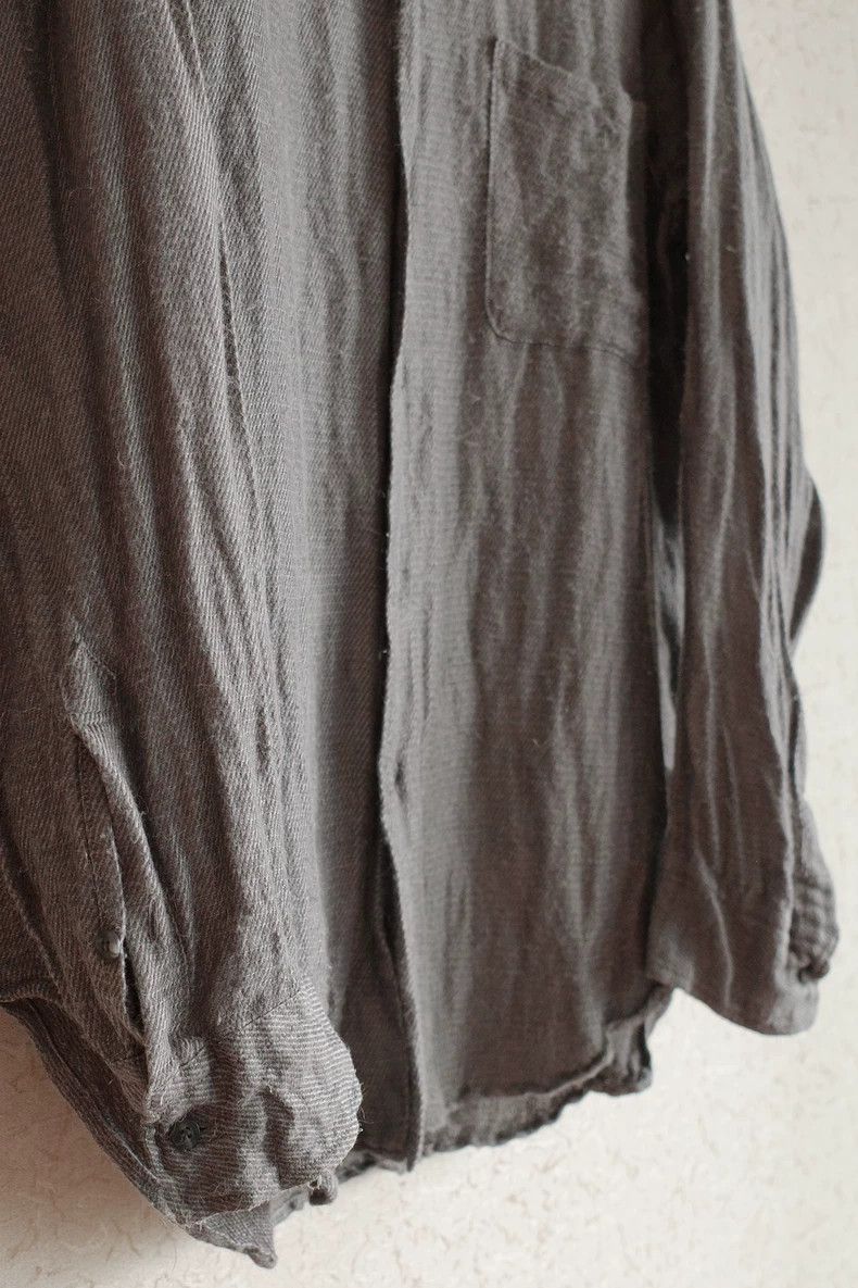 Yohji Yamamoto yohji yamamoto silk linen long sleeve shirt Size US M / EU 48-50 / 2 - 5 Thumbnail
