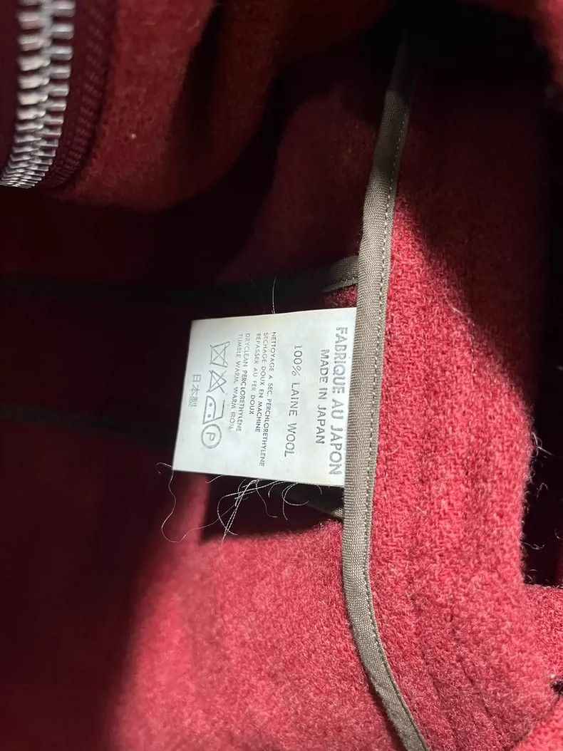 Yohji Yamamoto red oversized wool jacket by yohji yamamoto Size US XL / EU 56 / 4 - 4 Thumbnail