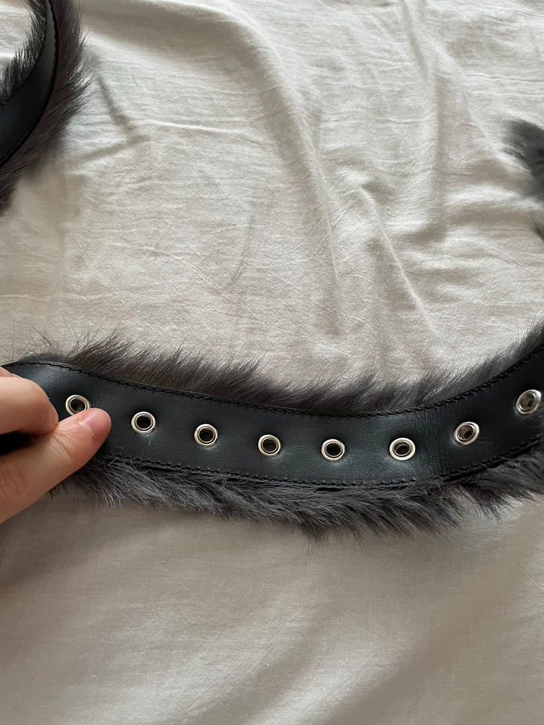 Dries Van Noten dries van noten gray fur belt Size ONE SIZE - 5 Thumbnail