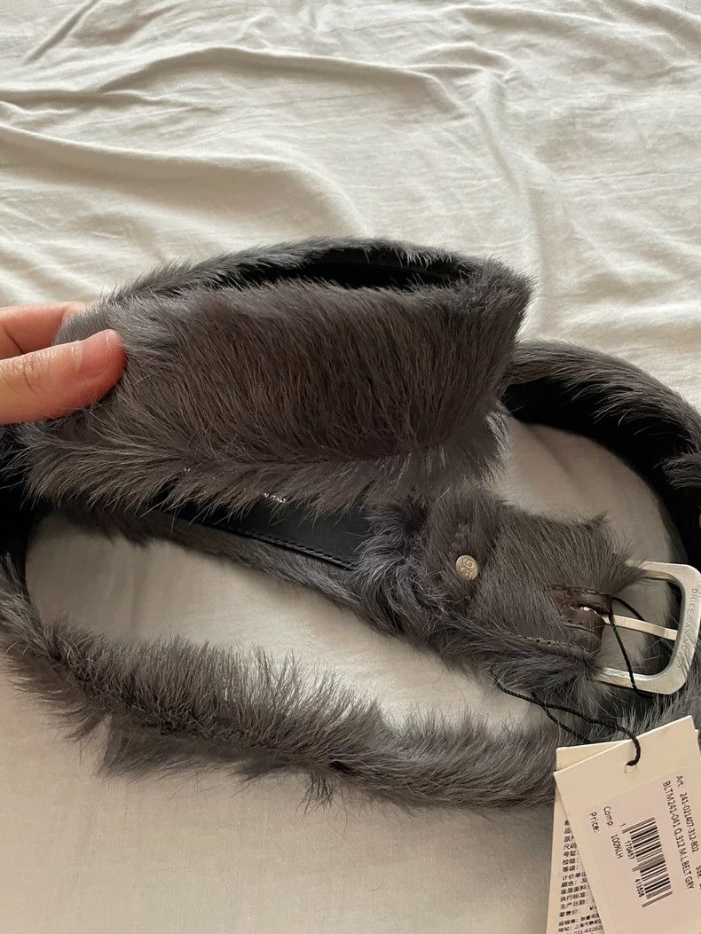 Dries Van Noten dries van noten gray fur belt Size ONE SIZE - 3 Thumbnail