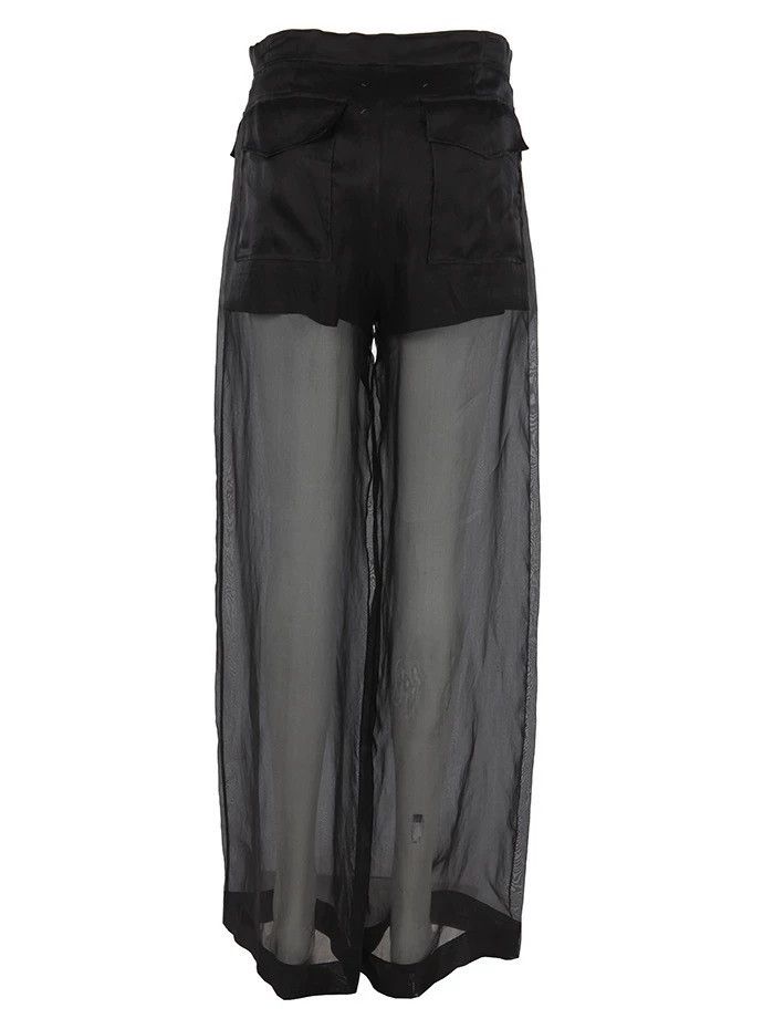 Maison Margiela Maison Margiela Silk Sheer Trousers IT40/S Size US 40 / EU 56 - 3 Thumbnail