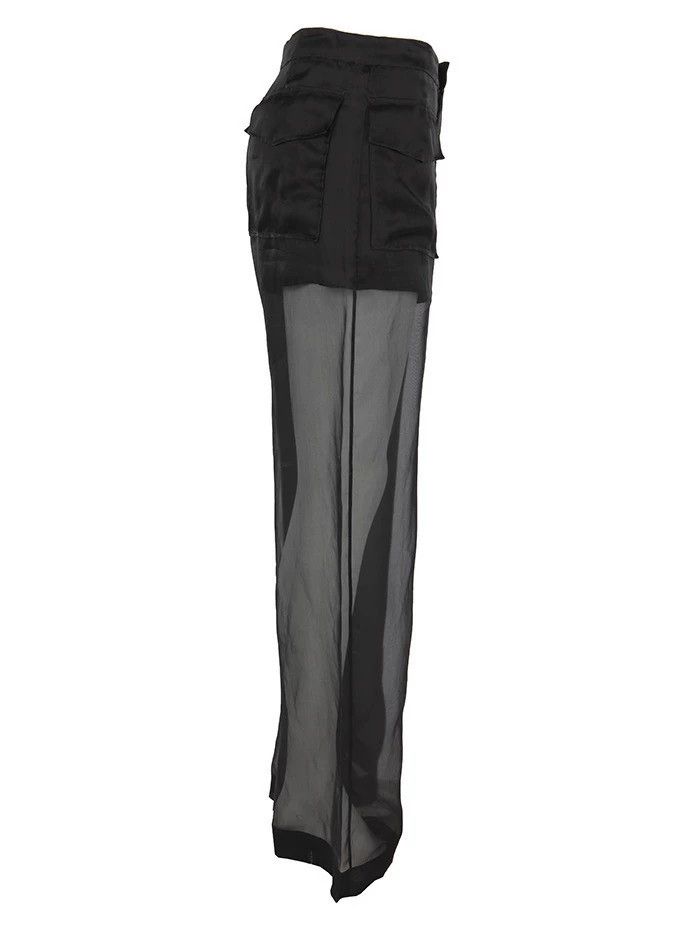 Maison Margiela Maison Margiela Silk Sheer Trousers IT40/S Size US 40 / EU 56 - 4 Thumbnail