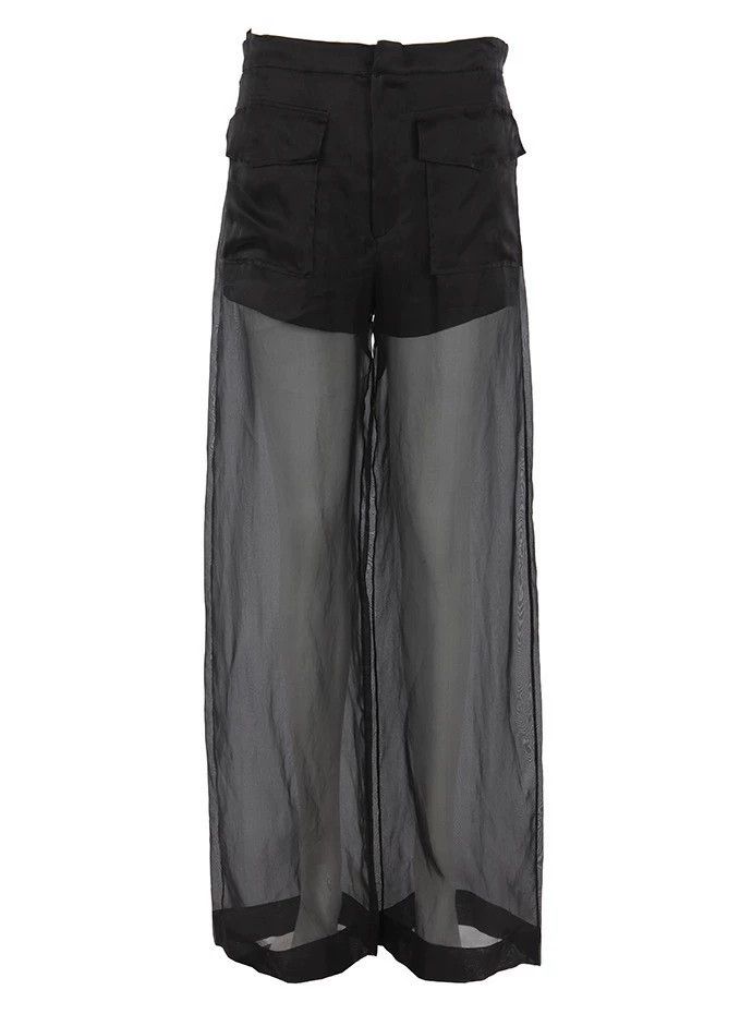 Maison Margiela Maison Margiela Silk Sheer Trousers IT40/S Size US 40 / EU 56 - 2 Thumbnail