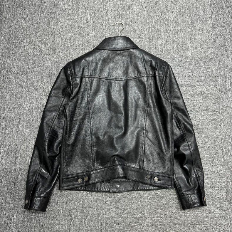 Saint Laurent Paris black leather jacket by saint laurent Size US L / EU 52-54 / 3 - 2 Thumbnail
