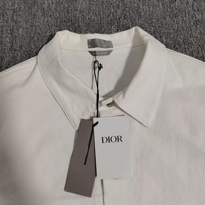 Dior dior diamond patterned button-up shirt Size US L / EU 52-54 / 3 - 2 Thumbnail