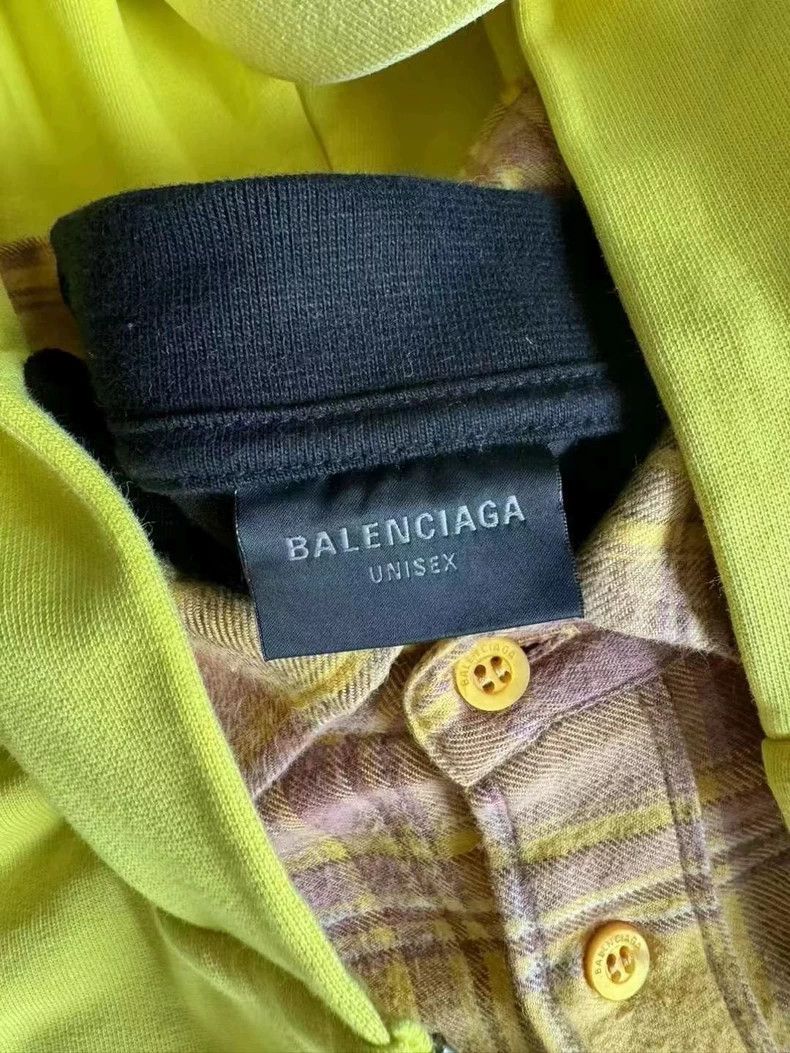 Balenciaga balenciaga neon yellow utility hoodie shirt Size US M / EU 48-50 / 2 - 3 Thumbnail