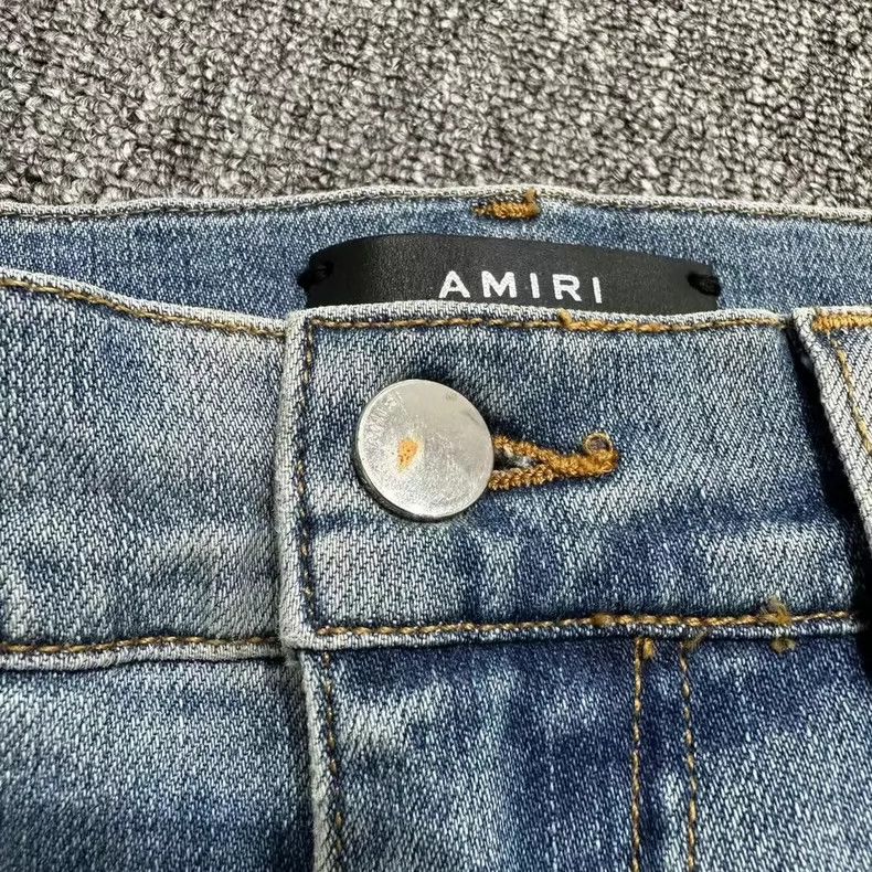 Amiri amiri ripped paint splatter denim jeans Size US 33 - 3 Thumbnail