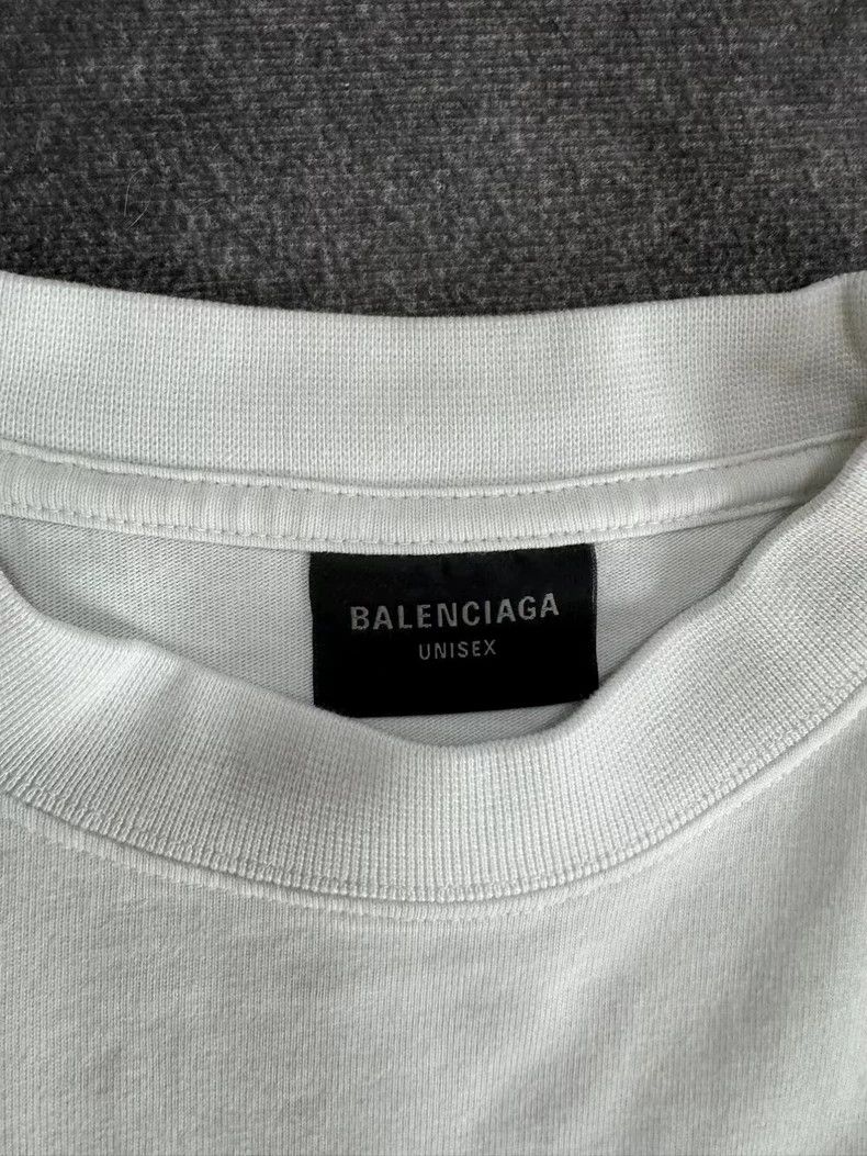 Balenciaga balenciaga long sleeve logo shirt with rhinestones Size US M / EU 48-50 / 2 - 3 Thumbnail