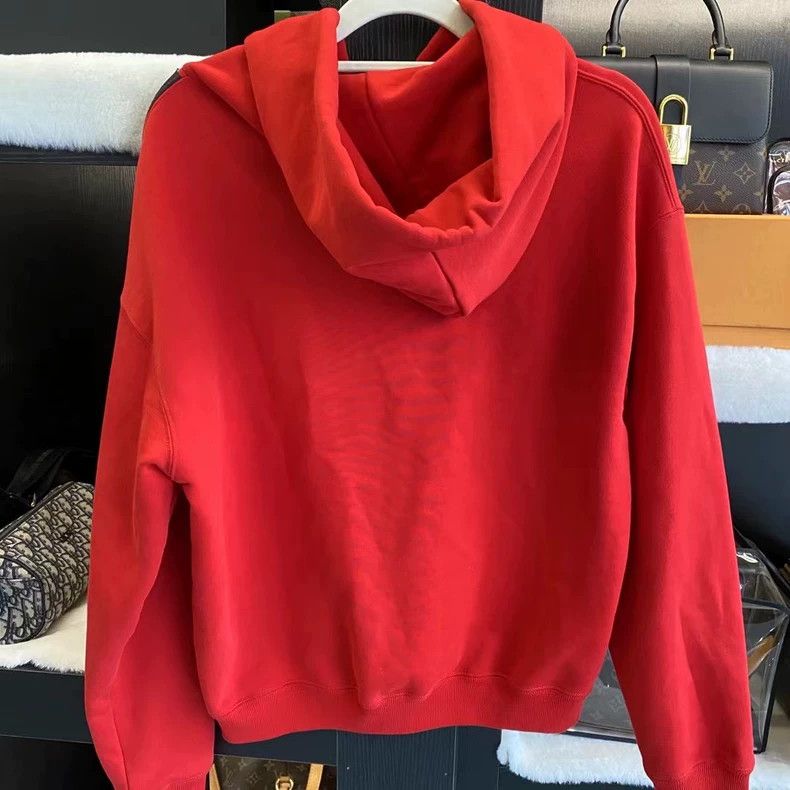 Balenciaga balenciaga red hoodie size L for sale Size US L / EU 52-54 / 3 - 2 Thumbnail