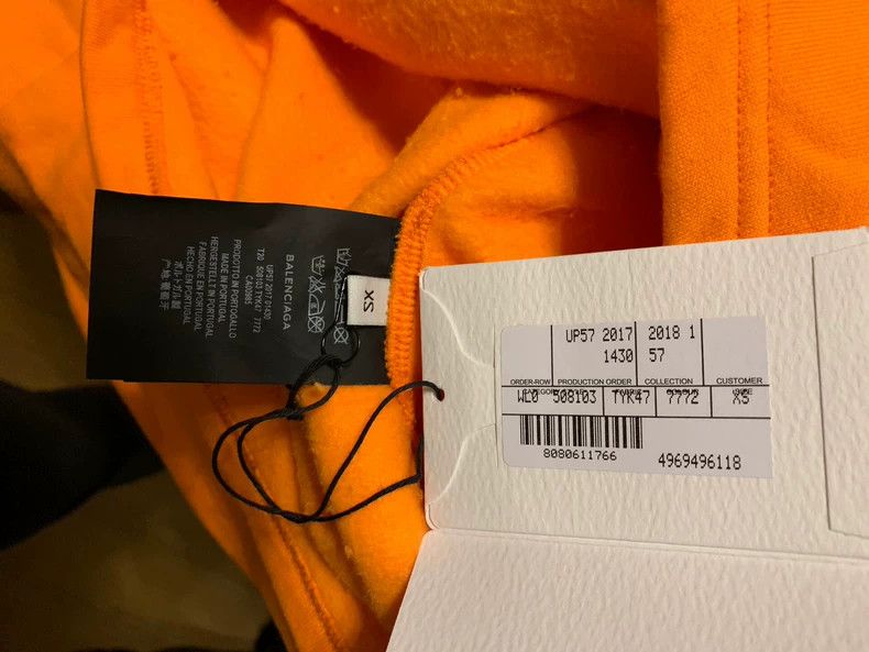 Balenciaga balenciaga color block hoodie with slogan Size US XS / EU 42 / 0 - 5 Thumbnail