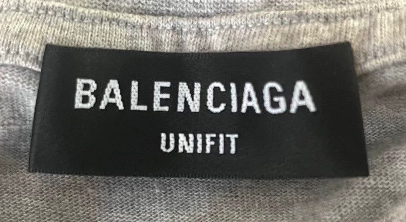 Balenciaga balenciaga gray short sleeve logo t-shirt Size US M / EU 48-50 / 2 - 3 Thumbnail