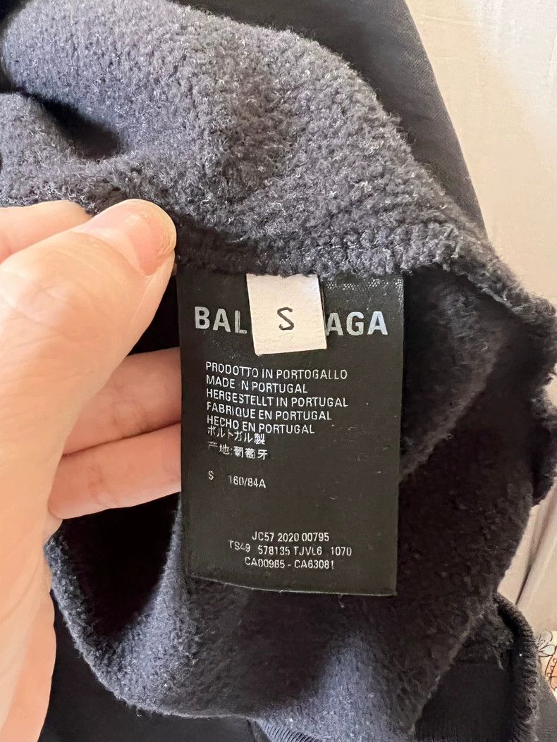 Balenciaga black oversized hoodie with I heart U graphic Size US M / EU 48-50 / 2 - 3 Thumbnail