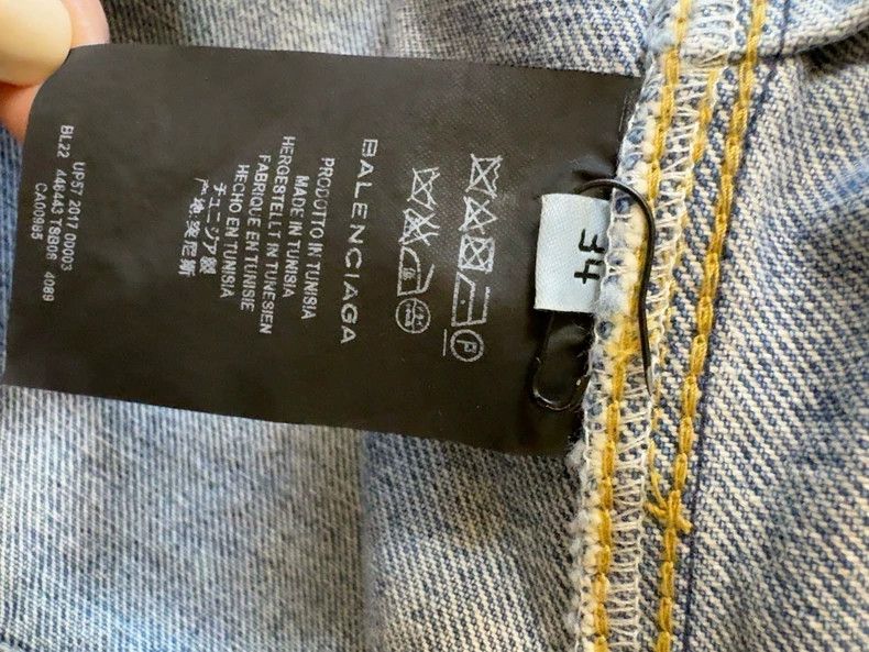 Balenciaga oversized blue denim jacket from balenciaga Size US M / EU 48-50 / 2 - 4 Thumbnail