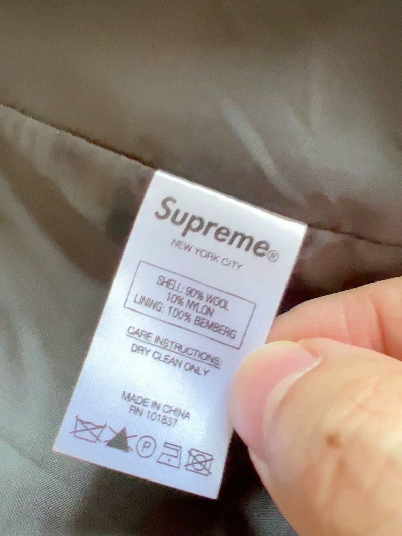 Undercover supreme undercover wool overcoat in gray Size US L / EU 52-54 / 3 - 4 Thumbnail