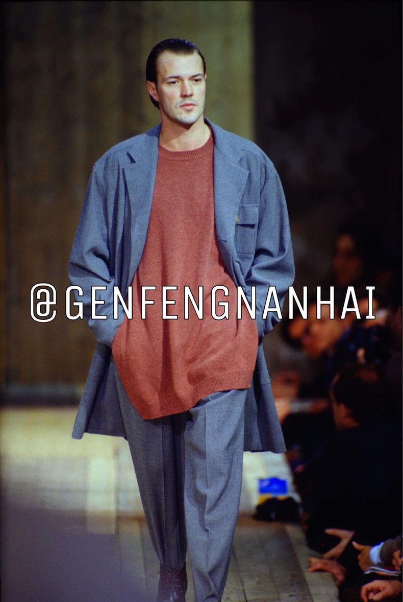 Yohji Yamamoto yohji yamamoto 92aw oversized coffee coat Size US M / EU 48-50 / 2 - 5 Thumbnail