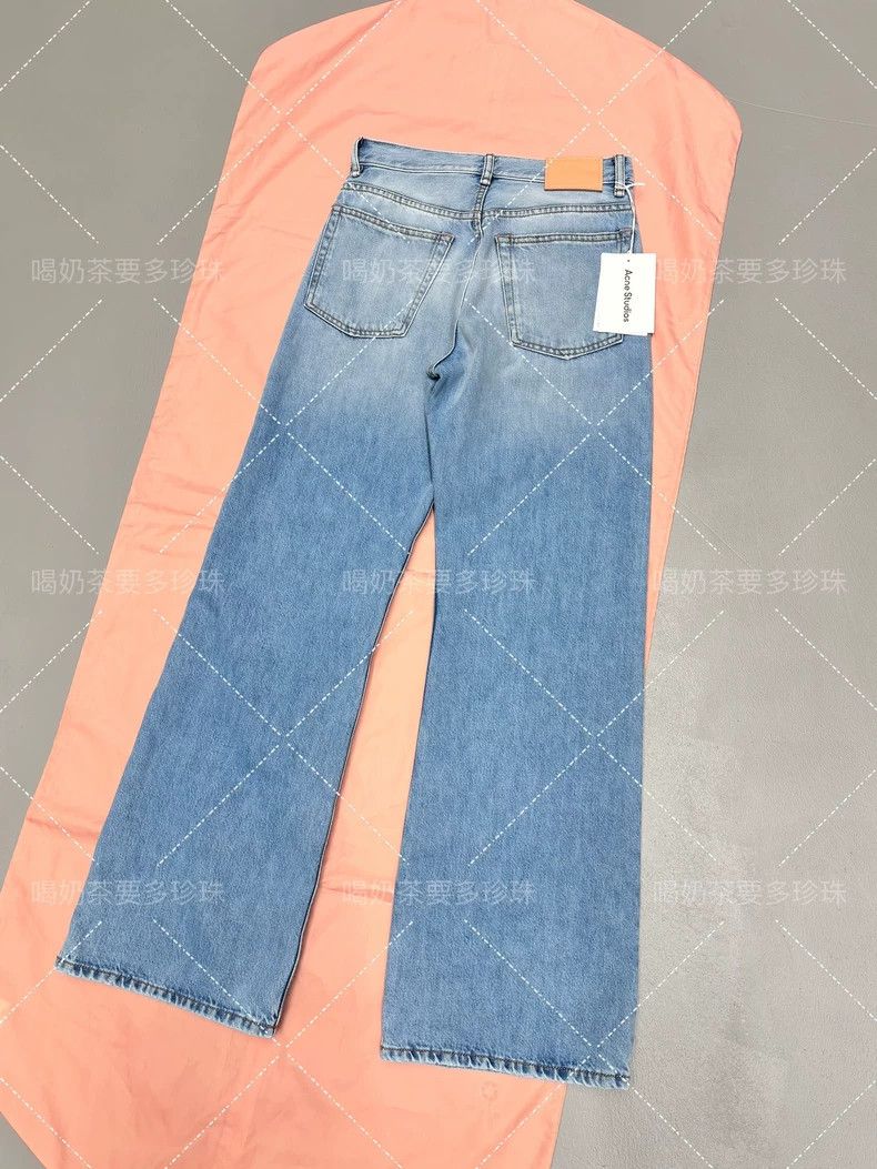 Acne Studios light blue vintage wide-leg jeans Size US 27 - 4 Thumbnail