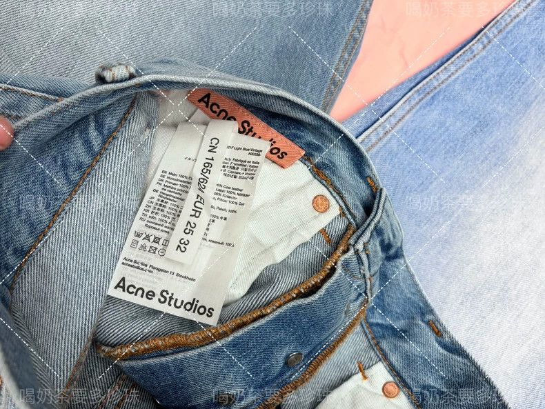 Acne Studios light blue vintage wide-leg jeans Size US 27 - 5 Thumbnail