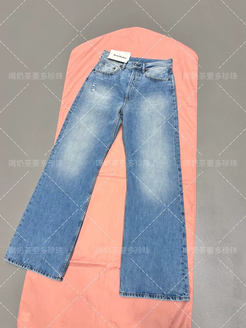 Acne Studios light blue vintage wide-leg jeans Size US 27 - 2 Thumbnail