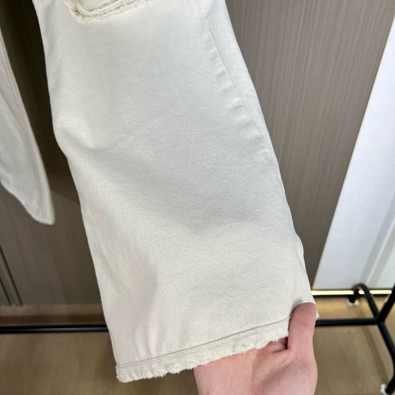 Acne Studios acne studios ripped white denim pants Size US 31 - 5 Thumbnail