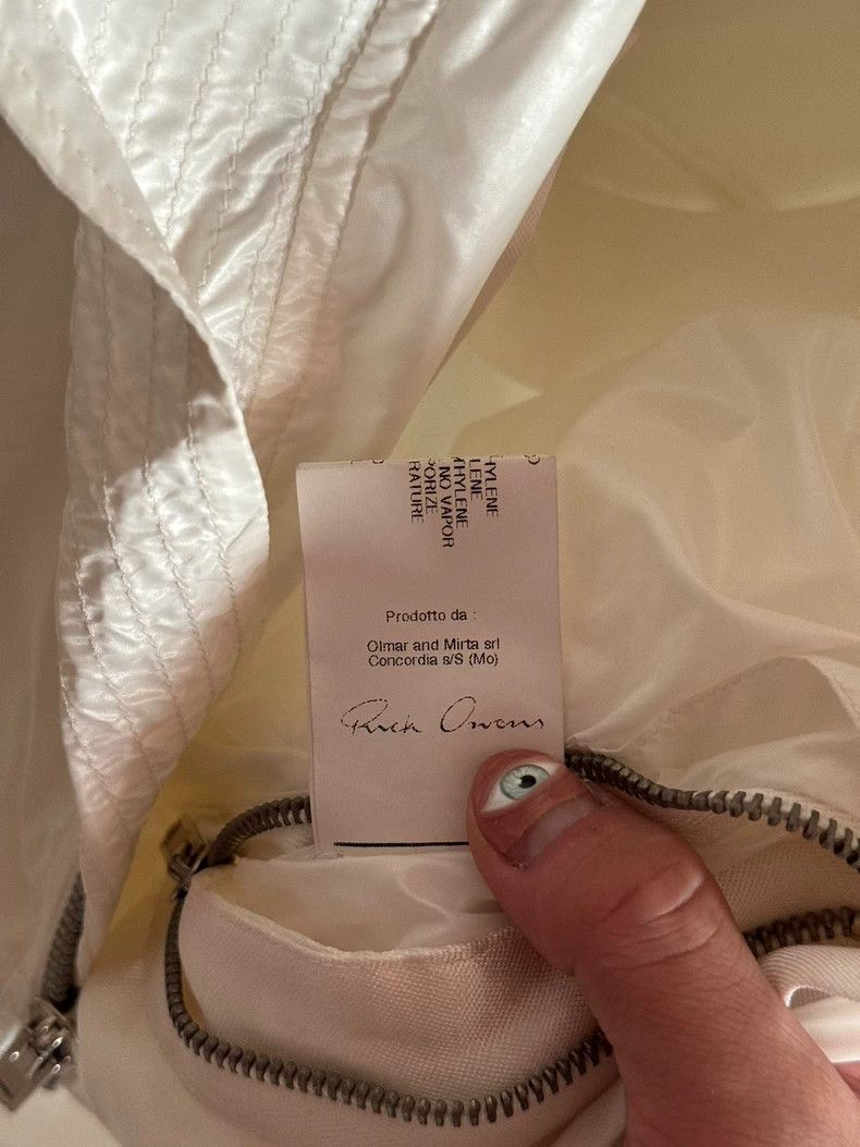 Rick Owens rick owens white collar jacket with ties Size US S / EU 44-46 / 1 - 4 Thumbnail
