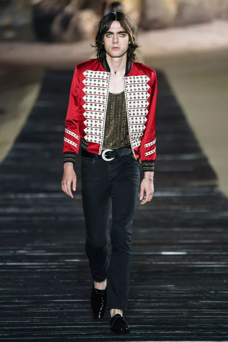 Saint Laurent Paris saint laurent embroidered baseball jacket Size US L / EU 52-54 / 3 - 6 Thumbnail
