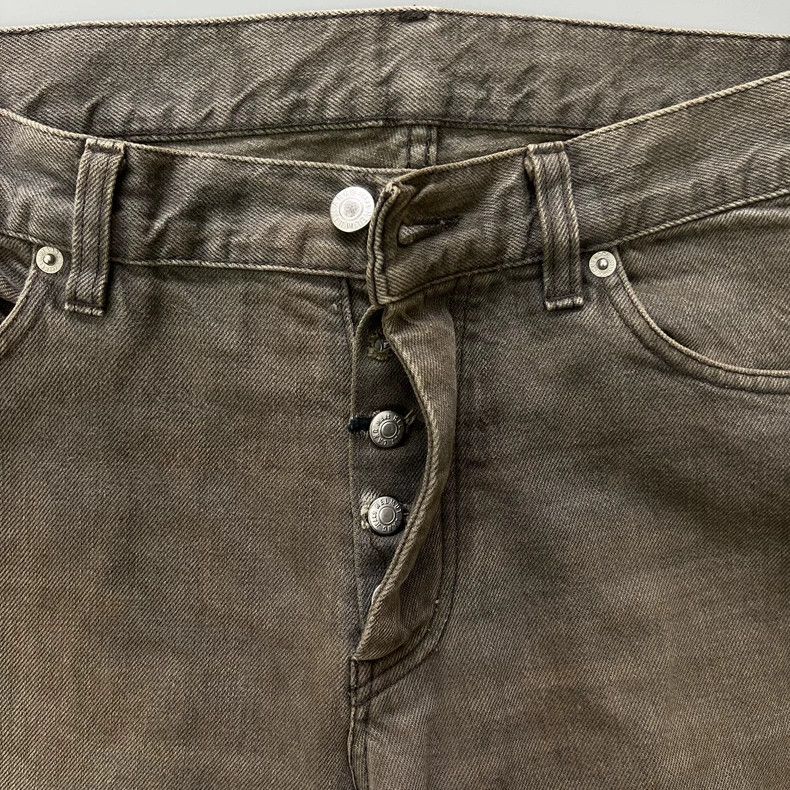 Helmut Lang helmut lang 90s washed brown gray paint splatter pants Size US 30 / EU 46 - 3 Thumbnail