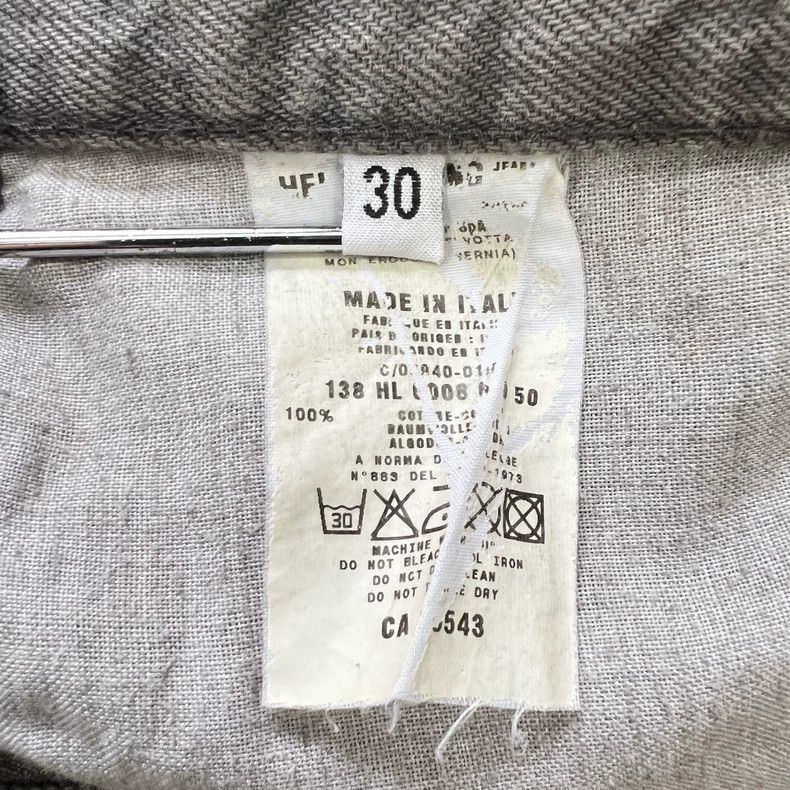 Helmut Lang helmut lang 90s washed brown gray paint splatter pants Size US 30 / EU 46 - 4 Thumbnail