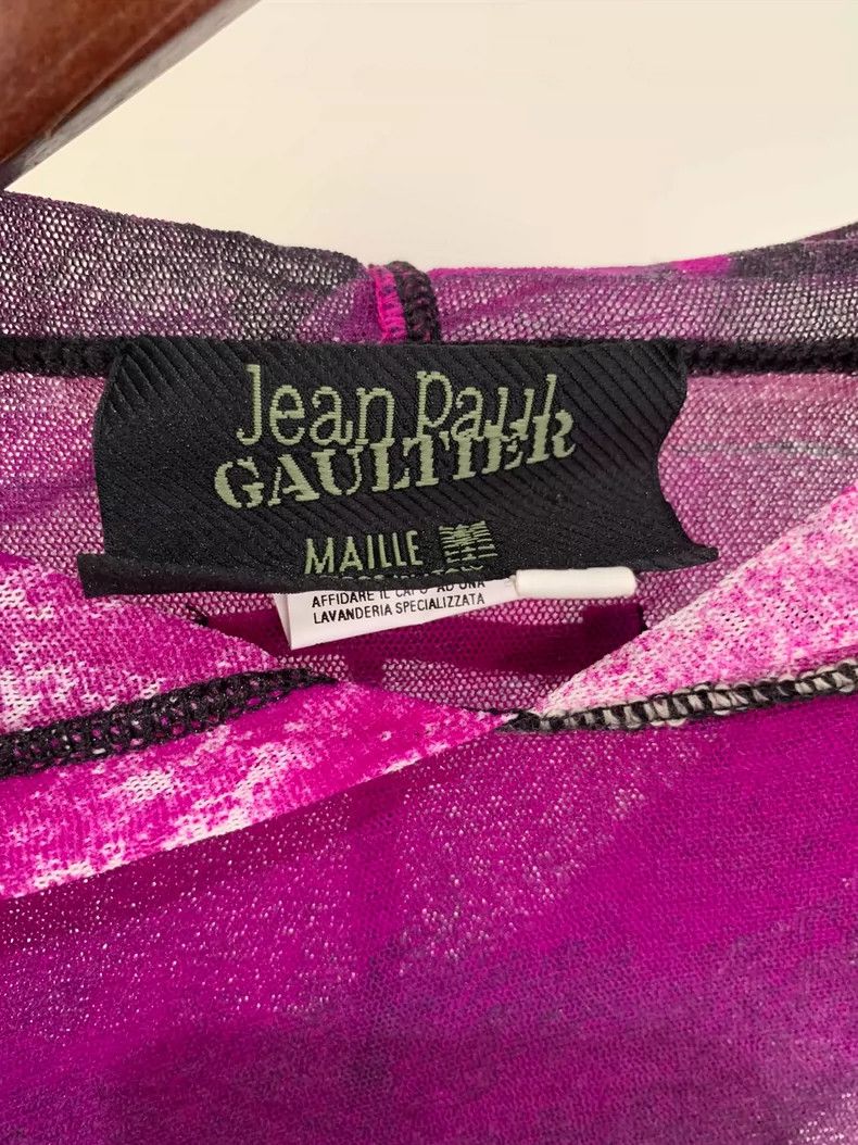 Jean Paul Gaultier purple hooded long sleeve top by jean paul gaultier Size US L / EU 52-54 / 3 - 3 Thumbnail