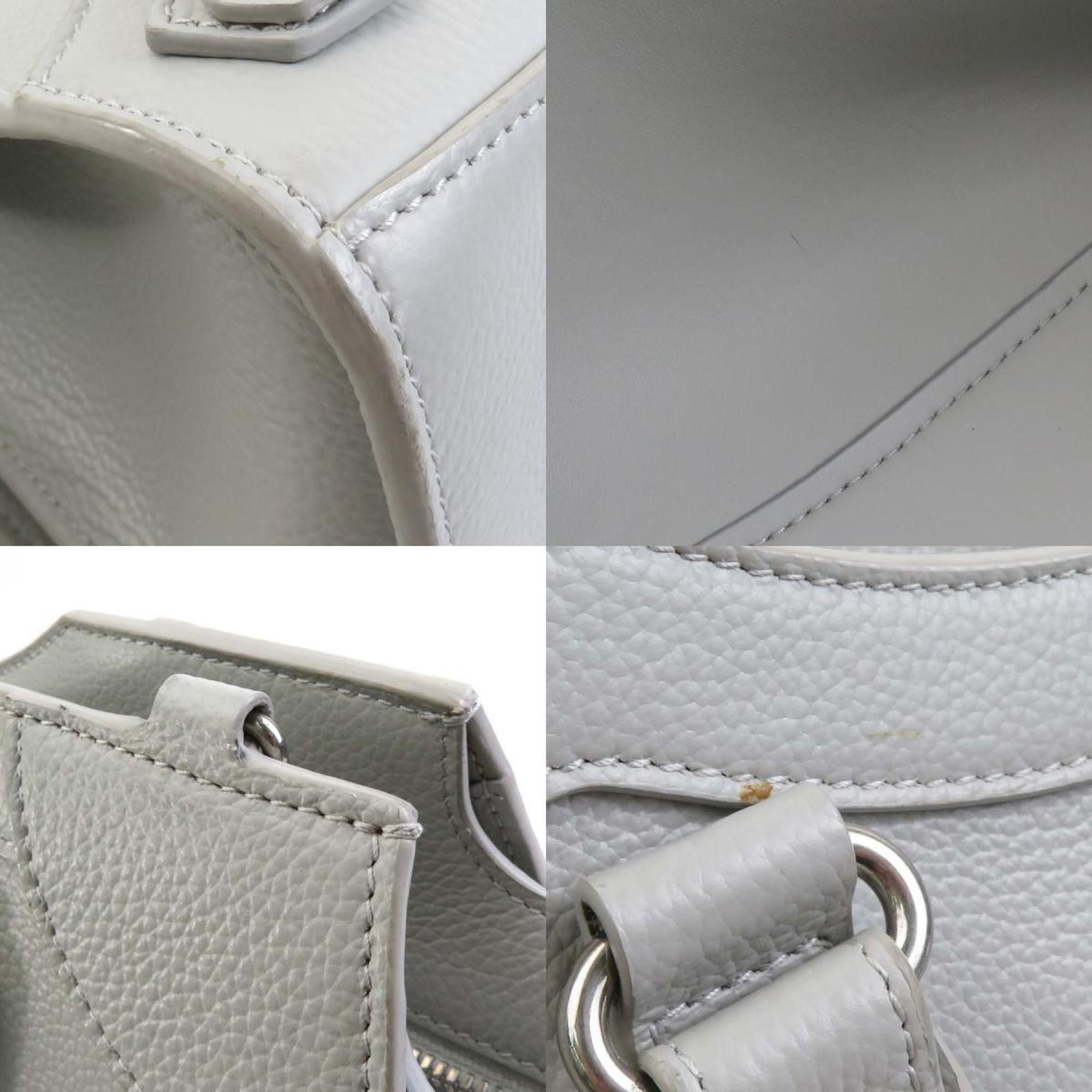 Balenciaga BALENCIAGA Handbag Shoulder Bag Neo Classic Leather Light Gray Silver Women's e60573f Size ONE SIZE - 3 Thumbnail