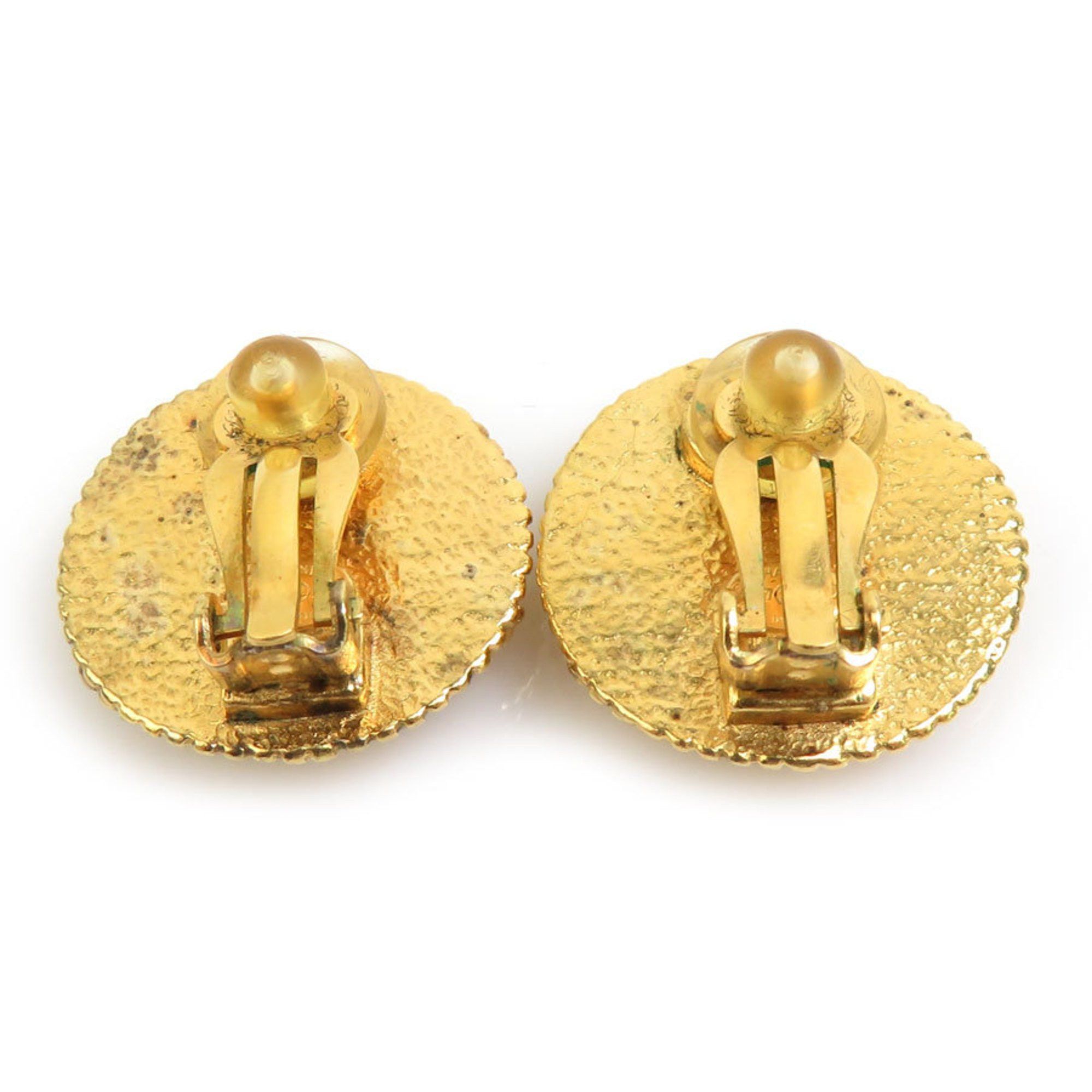 Chanel CHANEL Coco Mark Metal Gold Earrings for Women e60544a Size ONE SIZE - 4 Thumbnail