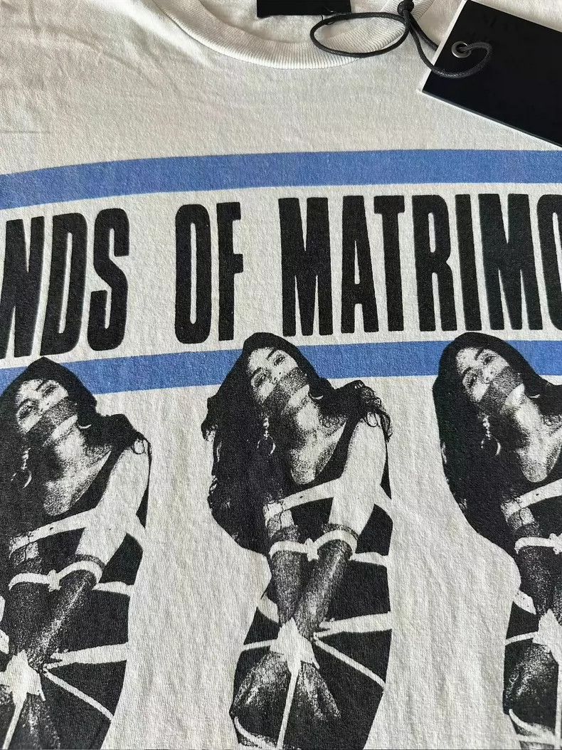 Enfants Riches Deprimes white madonna graphic short sleeve t-shirt Size US M / EU 48-50 / 2 - 6 Thumbnail