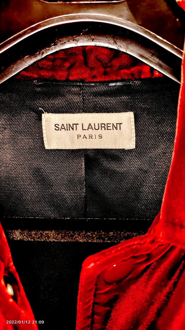 Saint Laurent Paris saint laurent red velvet musical note jacket Size US L / EU 52-54 / 3 - 4 Thumbnail