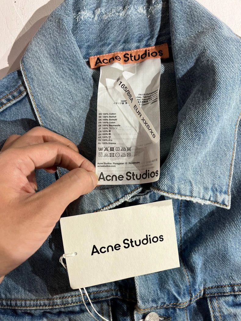 Acne Studios Acne Studios Vintage Denim Jacket SS22 Size US XXS / EU 40 - 3 Thumbnail