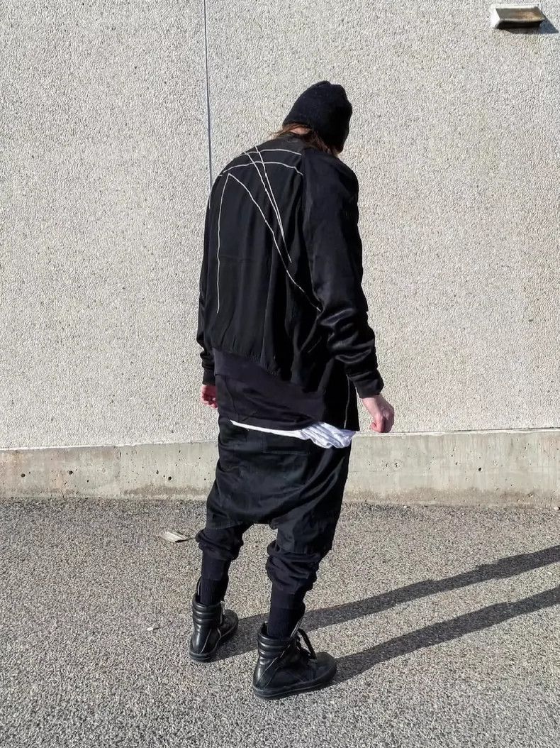 Rick Owens rick owens leather bomber jacket ma1 Size US M / EU 48-50 / 2 - 5 Thumbnail