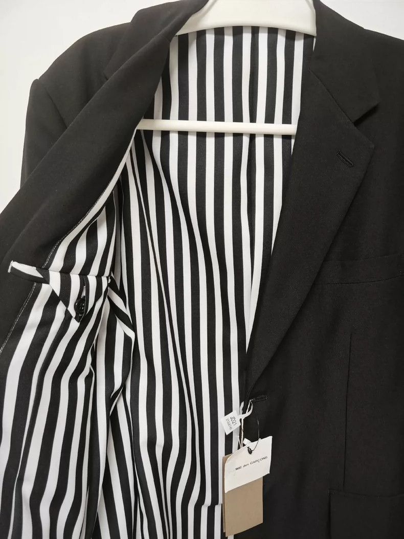Comme des Garcons comme des garçons homme plus black blazer Size US S / EU 44-46 / 1 - 5 Thumbnail